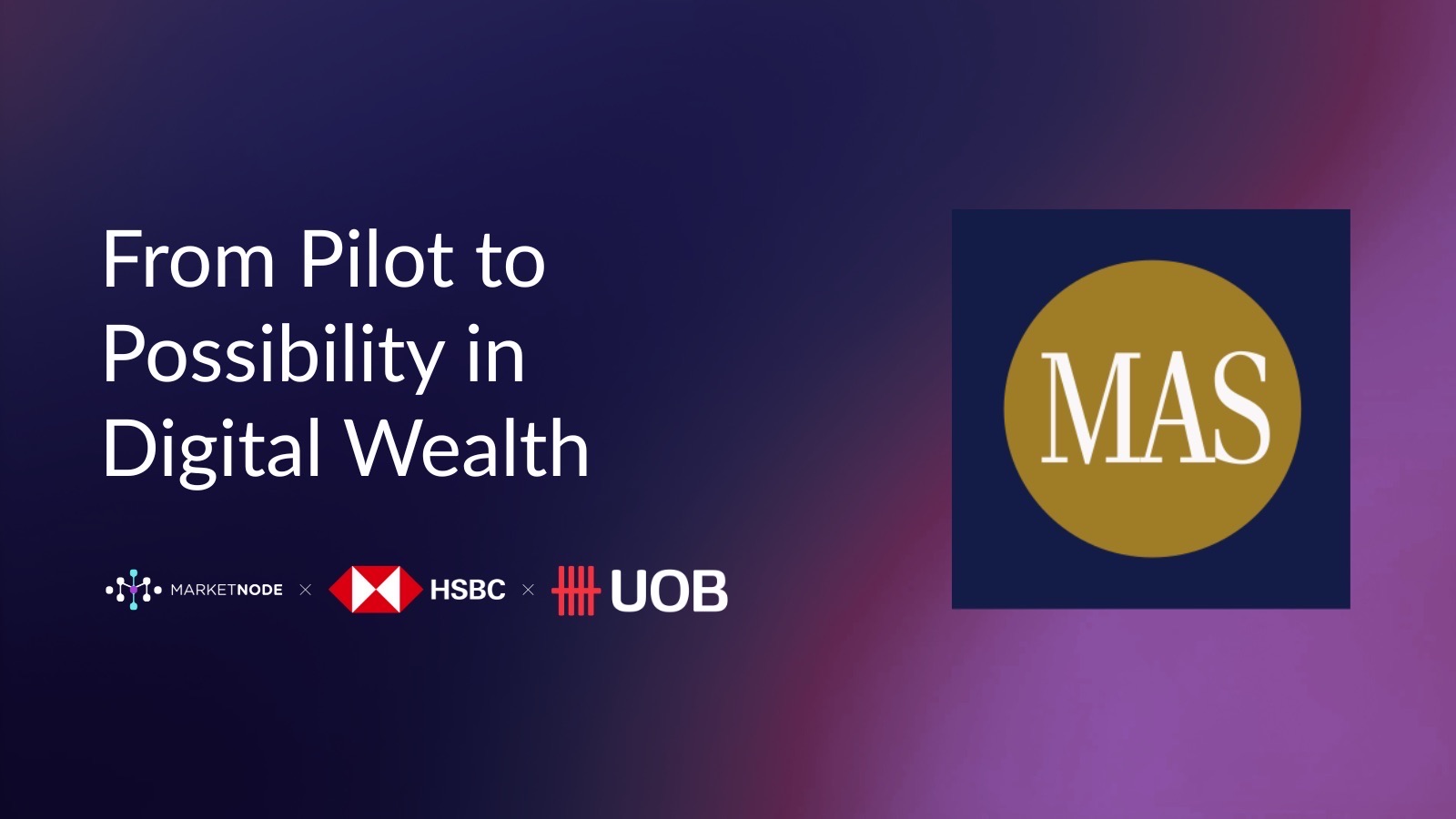 HSBC, Marketnode and UOB Partner on Digital Wealth Products